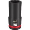 Milwaukee 49-66-6401 SHOCKWAVE Impact Duty 3/4" Drive 26MM Standard Metric 6-Point Socket Milwaukee 49-66-6401 SHOCKWAVE Impact Duty 3/4" Drive 26MM Standard Metric 6-Point Socket