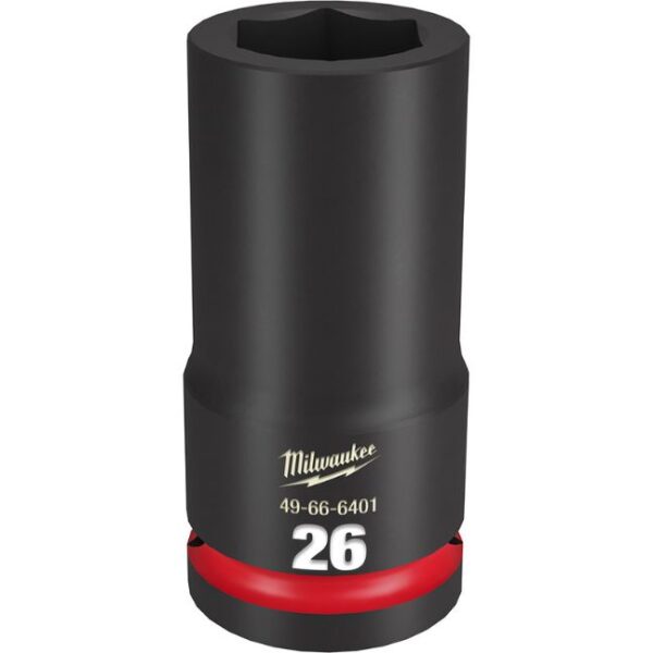 Milwaukee 49-66-6401 SHOCKWAVE Impact Duty 3/4" Drive 26MM Standard Metric 6-Point Socket Milwaukee 49-66-6401 SHOCKWAVE Impact Duty 3/4" Drive 26MM Standard Metric 6-Point Socket