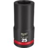Milwaukee 49-66-6400 SHOCKWAVE Impact Duty 3/4" Drive 25MM Standard Metric 6-Point Socket Milwaukee 49-66-6400 SHOCKWAVE Impact Duty 3/4" Drive 25MM Standard Metric 6-Point Socket
