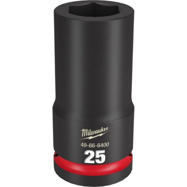 Milwaukee 49-66-6400 SHOCKWAVE Impact Duty 3/4" Drive 25MM Standard Metric 6-Point Socket Milwaukee 49-66-6400 SHOCKWAVE Impact Duty 3/4" Drive 25MM Standard Metric 6-Point Socket