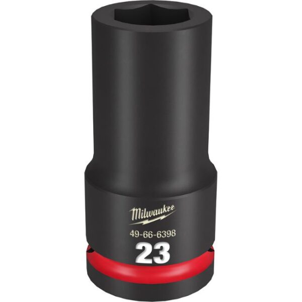 Milwaukee 49-66-6398 SHOCKWAVE Impact Duty 3/4" Drive 23MM Standard Metric 6-Point Socket Milwaukee 49-66-6398 SHOCKWAVE Impact Duty 3/4" Drive 23MM Standard Metric 6-Point Socket