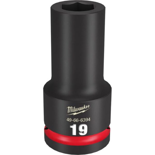 Milwaukee 49-66-6394 SHOCKWAVE Impact Duty 3/4" Drive 19MM Standard Metric 6-Point Socket Milwaukee 49-66-6394 SHOCKWAVE Impact Duty 3/4" Drive 19MM Standard Metric 6-Point Socket