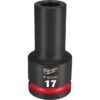 Milwaukee 49-66-6394 SHOCKWAVE Impact Duty 3/4" Drive 17MM Standard Metric 6-Point Socket Milwaukee 49-66-6394 SHOCKWAVE Impact Duty 3/4" Drive 17MM Standard Metric 6-Point Socket