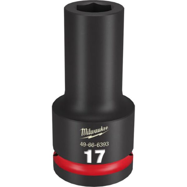Milwaukee 49-66-6394 SHOCKWAVE Impact Duty 3/4" Drive 17MM Standard Metric 6-Point Socket Milwaukee 49-66-6394 SHOCKWAVE Impact Duty 3/4" Drive 17MM Standard Metric 6-Point Socket