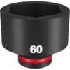 Milwaukee 49-66-6392 SHOCKWAVE Impact Duty 3/4" Drive 60MM Standard Metric 6-Point Socket Milwaukee 49-66-6392 SHOCKWAVE Impact Duty 3/4" Drive 60MM Standard Metric 6-Point Socket