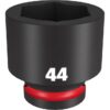 Milwaukee 49-66-6382 SHOCKWAVE Impact Duty 3/4" Drive 44MM Standard Metric 6-Point Socket Milwaukee 49-66-6382 SHOCKWAVE Impact Duty 3/4" Drive 44MM Standard Metric 6-Point Socket
