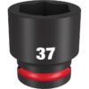 Milwaukee 49-66-6375 SHOCKWAVE Impact Duty 3/4" Drive 37MM Standard Metric 6-Point Socket Milwaukee 49-66-6375 SHOCKWAVE Impact Duty 3/4" Drive 37MM Standard Metric 6-Point Socket