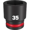 Milwaukee 49-66-6373 SHOCKWAVE Impact Duty 3/4" Drive 35MM Standard Metric 6-Point Socket Milwaukee 49-66-6373 SHOCKWAVE Impact Duty 3/4" Drive 35MM Standard Metric 6-Point Socket