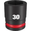 Milwaukee 49-66-6368 SHOCKWAVE Impact Duty 3/4" Drive 30MM Standard Metric 6-Point Socket Milwaukee 49-66-6368 SHOCKWAVE Impact Duty 3/4" Drive 30MM Standard Metric 6-Point Socket