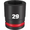 Milwaukee 49-66-6367 SHOCKWAVE Impact Duty 3/4" Drive 29MM Standard Metric 6-Point Socket Milwaukee 49-66-6367 SHOCKWAVE Impact Duty 3/4" Drive 29MM Standard Metric 6-Point Socket