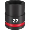 Milwaukee 49-66-6365 SHOCKWAVE Impact Duty 3/4" Drive 27MM Standard Metric 6-Point Socket