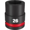 Milwaukee 49-66-6364 SHOCKWAVE Impact Duty 3/4" Drive 26MM Standard Metric 6-Point Socket Milwaukee 49-66-6364 SHOCKWAVE Impact Duty 3/4" Drive 26MM Standard Metric 6-Point Socket