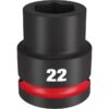 Milwaukee 49-66-6360 SHOCKWAVE Impact Duty 3/4" Drive 22MM Standard Metric 6-Point Socket Milwaukee 49-66-6360 SHOCKWAVE Impact Duty 3/4" Drive 22MM Standard Metric 6-Point Socket