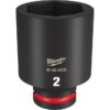 Milwaukee 49-66-6355 SHOCKWAVE Impact Duty 3/4" Drive 2" Deep SAE 6-Point Socket Milwaukee 49-66-6355 SHOCKWAVE Impact Duty 3/4" Drive 2" Deep SAE 6-Point Socket
