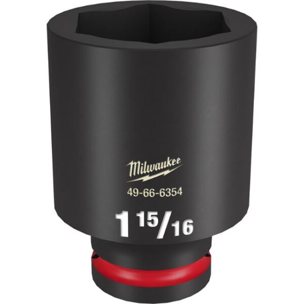 Milwaukee 49-66-6354 SHOCKWAVE Impact Duty 3/4" Drive 1-15/16" Deep SAE 6-Point Socket Milwaukee 49-66-6354 SHOCKWAVE Impact Duty 3/4" Drive 1-15/16" Deep SAE 6-Point Socket