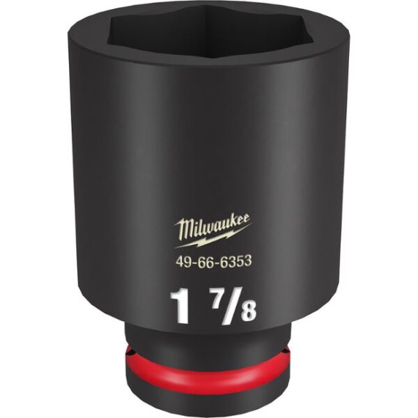 Milwaukee 49-66-6353 SHOCKWAVE Impact Duty 3/4" Drive 1-7/8" Deep SAE 6-Point Socket Milwaukee 49-66-6353 SHOCKWAVE Impact Duty 3/4" Drive 1-7/8" Deep SAE 6-Point Socket