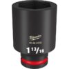 Milwaukee 49-66-6352 SHOCKWAVE Impact Duty 3/4" Drive 1-13/16" Deep SAE 6-Point Socket Milwaukee 49-66-6352 SHOCKWAVE Impact Duty 3/4" Drive 1-13/16" Deep SAE 6-Point Socket