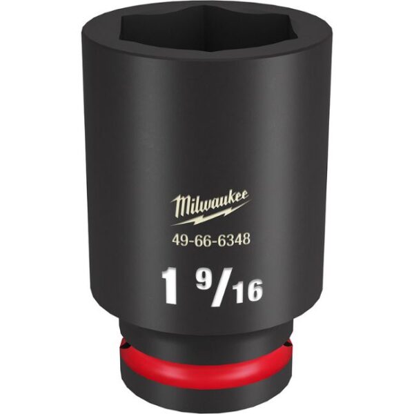 Milwaukee 49-66-6348 SHOCKWAVE Impact Duty 3/4" Drive 1-9/16" Deep SAE 6-Point Socket Milwaukee 49-66-6348 SHOCKWAVE Impact Duty 3/4" Drive 1-9/16" Deep SAE 6-Point Socket