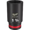 Milwaukee 49-66-6345 SHOCKWAVE Impact Duty 3/4" Drive 1-3/8" Deep SAE 6-Point Socket Milwaukee 49-66-6345 SHOCKWAVE Impact Duty 3/4" Drive 1-3/8" Deep SAE 6-Point Socket