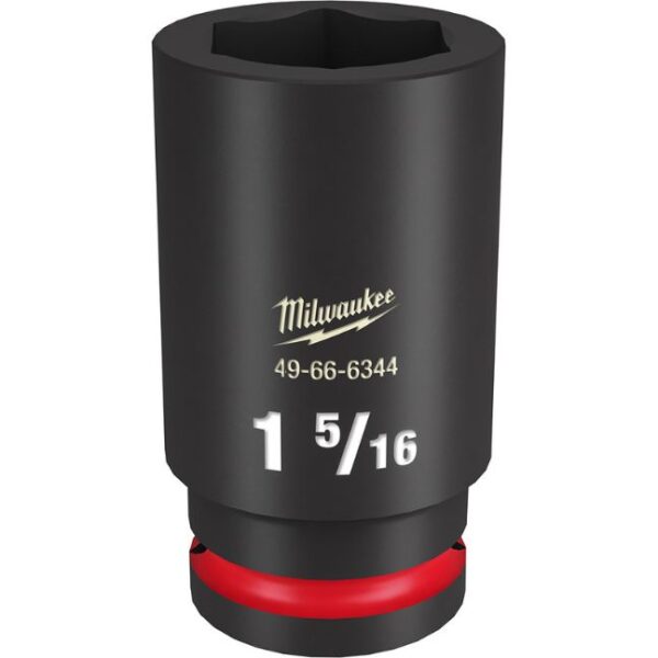 Milwaukee 49-66-6344 SHOCKWAVE Impact Duty 3/4" Drive 1-5/16" Deep SAE 6-Point Socket Milwaukee 49-66-6344 SHOCKWAVE Impact Duty 3/4" Drive 1-5/16" Deep SAE 6-Point Socket