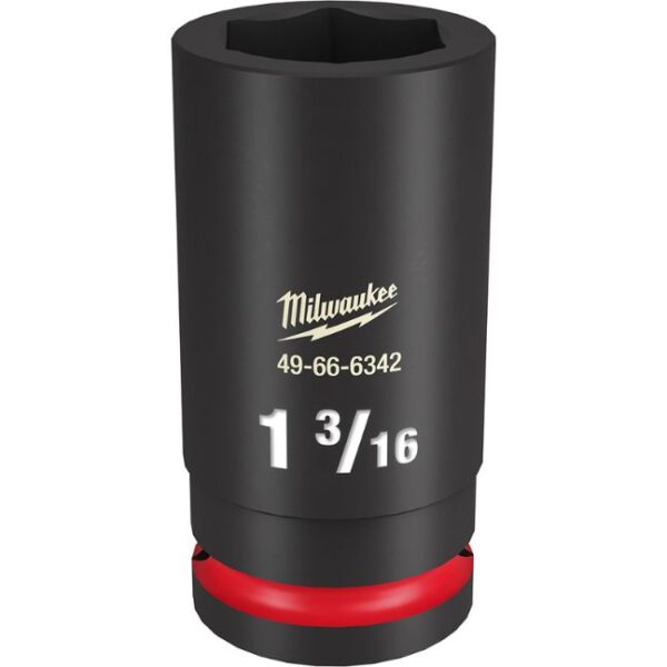 Milwaukee 49-66-6342 SHOCKWAVE Impact Duty 3/4" Drive 1-3/16" Deep SAE 6-Point Socket Milwaukee 49-66-6342 SHOCKWAVE Impact Duty 3/4" Drive 1-3/16" Deep SAE 6-Point Socket
