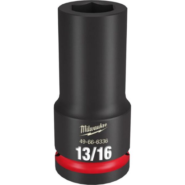 Milwaukee 49-66-6336 SHOCKWAVE Impact Duty 3/4" Drive 13/16" Deep SAE 6-Point Socket Milwaukee 49-66-6336 SHOCKWAVE Impact Duty 3/4" Drive 13/16" Deep SAE 6-Point Socket