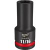Milwaukee 49-66-6334 SHOCKWAVE Impact Duty 3/4" Drive 11/16" Deep SAE 6-Point Socket Milwaukee 49-66-6334 SHOCKWAVE Impact Duty 3/4" Drive 11/16" Deep SAE 6-Point Socket