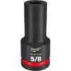 Milwaukee 49-66-6333 SHOCKWAVE Impact Duty 3/4" Drive 5/8" Deep SAE 6-Point Socket Milwaukee 49-66-6333 SHOCKWAVE Impact Duty 3/4" Drive 5/8" Deep SAE 6-Point Socket