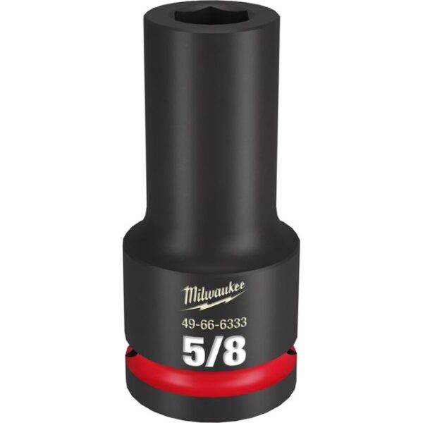 Milwaukee 49-66-6333 SHOCKWAVE Impact Duty 3/4" Drive 5/8" Deep SAE 6-Point Socket Milwaukee 49-66-6333 SHOCKWAVE Impact Duty 3/4" Drive 5/8" Deep SAE 6-Point Socket