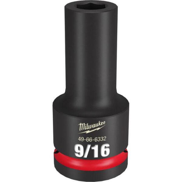 Milwaukee 49-66-6332 SHOCKWAVE Impact Duty 3/4" Drive 9/16" Deep SAE 6-Point Socket Milwaukee 49-66-6332 SHOCKWAVE Impact Duty 3/4" Drive 9/16" Deep SAE 6-Point Socket