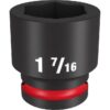Milwaukee 49-66-6314 SHOCKWAVE Impact Duty 3/4" Drive 1-7/16" Standard SAE 6-Point Socket Milwaukee 49-66-6314 SHOCKWAVE Impact Duty 3/4" Drive 1-7/16" Standard SAE 6-Point Socket
