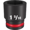 Milwaukee 49-66-6312 SHOCKWAVE Impact Duty 3/4" Drive 1-5/16" Standard SAE 6-Point Socket Milwaukee 49-66-6312 SHOCKWAVE Impact Duty 3/4" Drive 1-5/16" Standard SAE 6-Point Socket