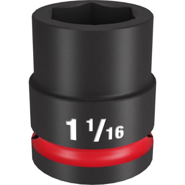 Milwaukee 49-66-6308 SHOCKWAVE Impact Duty 3/4" Drive 1-1/16" Standard SAE 6-Point Socket Milwaukee 49-66-6308 SHOCKWAVE Impact Duty 3/4" Drive 1-1/16" Standard SAE 6-Point Socket