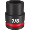 Milwaukee 49-66-6305 SHOCKWAVE Impact Duty 3/4" Drive 7/8" Standard SAE 6-Point Socket Milwaukee 49-66-6305 SHOCKWAVE Impact Duty 3/4" Drive 7/8" Standard SAE 6-Point Socket