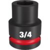 Milwaukee 49-66-6303 SHOCKWAVE Impact Duty 3/4" Drive 3/4" Standard SAE 6-Point Socket Milwaukee 49-66-6303 SHOCKWAVE Impact Duty 3/4" Drive 3/4" Standard SAE 6-Point Socket