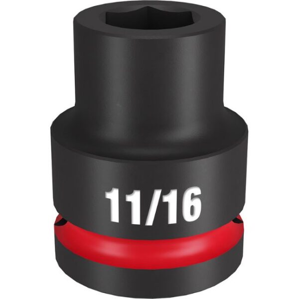 Milwaukee 49-66-6302 SHOCKWAVE Impact Duty 3/4" Drive 11/16" Standard SAE 6-Point Socket Milwaukee 49-66-6302 SHOCKWAVE Impact Duty 3/4" Drive 11/16" Standard SAE 6-Point Socket