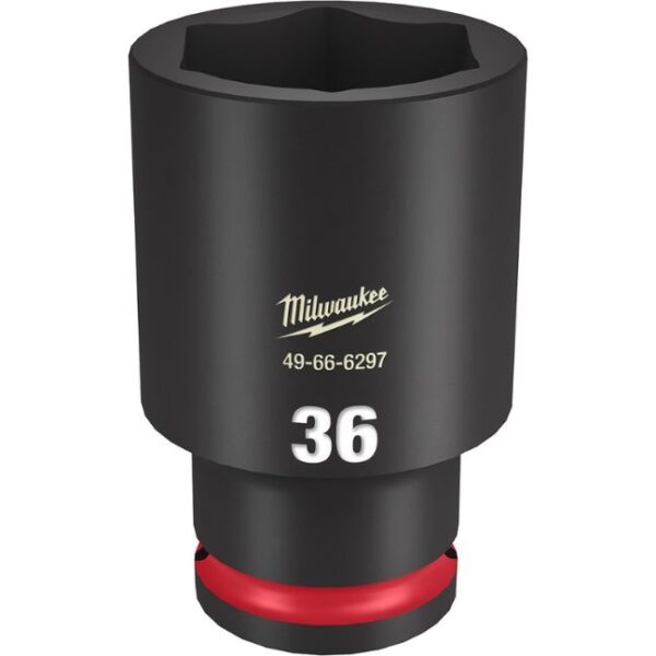 Milwaukee 49-66-6297 SHOCKWAVE Impact Duty 1/2" Drive 36MM Deep Metric 6-Point Socket