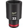 Milwaukee 49-66-6294 SHOCKWAVE Impact Duty 1/2" Drive 33MM Deep Metric 6-Point Socket
