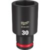 Milwaukee 49-66-6291 SHOCKWAVE Impact Duty 1/2" Drive 30MM Deep Metric 6-Point Socket