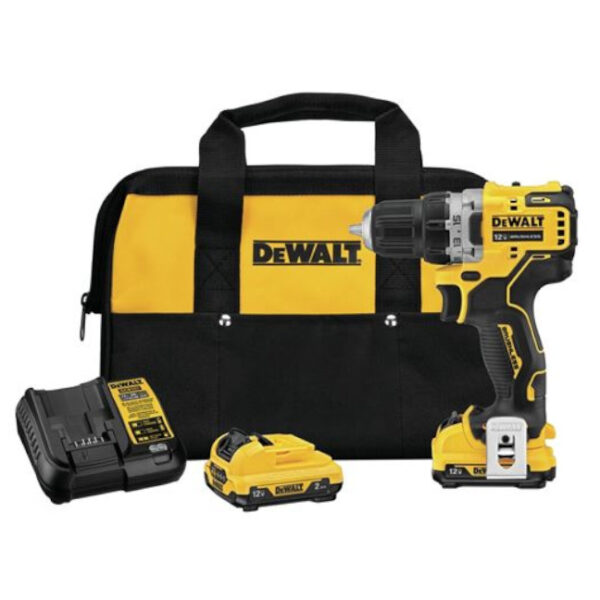 DeWalt DCD701F2 12V MAX XTREME 3/8” Drill Driver Kit 