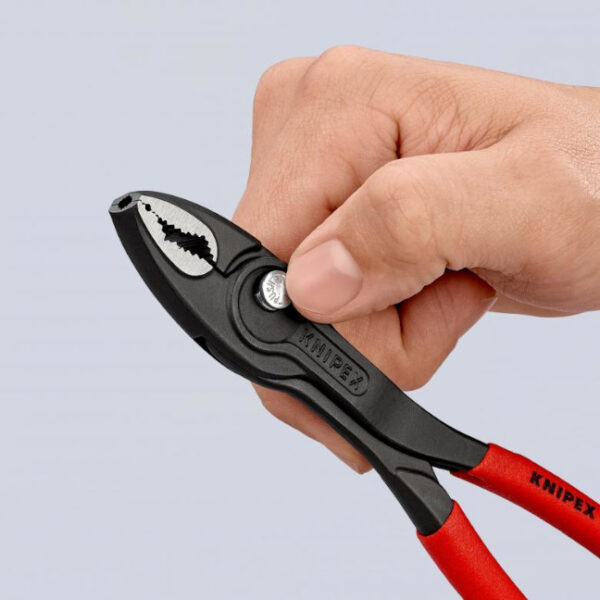 Knipex 8201200 8" (200 mm) Twingrip Slip Joint Pliers - Plastic Grip