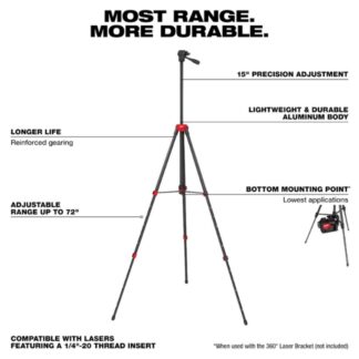 Milwaukee 48-35-1411 72 Laser Tripod (3)