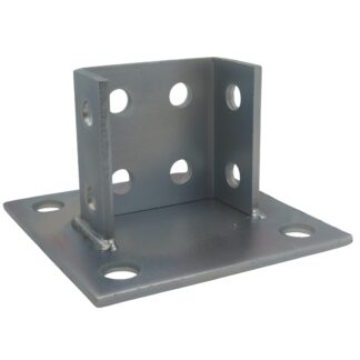PeakSource S1910 4 Hole EG Post Base for Unistrut - Double Column