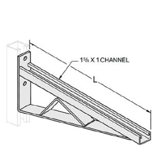 Braced Single Strut Bracket