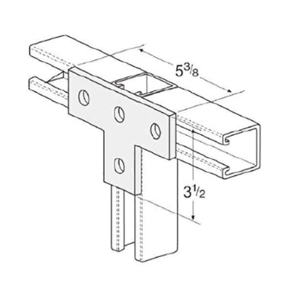 PeakSource S2024 4-Hole Flat Tee Plate