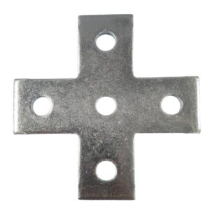 PeakSource S2026 5-Hole Cross Plate Electrogalvanized (EG) Steel