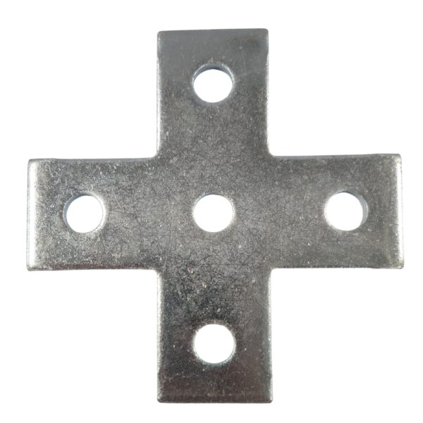 PeakSource S2026 5-Hole Cross Plate Electrogalvanized (EG) Steel