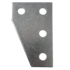 PeakSource S2030 4-Hole Corner Gusset Plate Electrogalvanized (EG) Steel