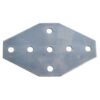 PeakSource S2036 7-Hole Cross Gusset Plate Electrogalvanized (EG) Steel PeakSource S2036 7-Hole Cross Gusset Plate Electrogalvanized (EG) Steel