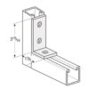 PeakSource S2108 3-Hole Corner Angle PeakSource S2108 3-Hole Corner Angle EG Steel 1-7/8" x 3-15/16"